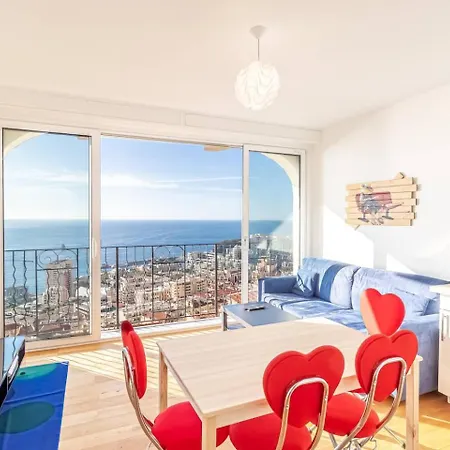 Holiday home Amazing Sea View T2- Near Monaco